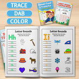 Sight Word Tracing Book: High-frequency Wo + Alphabet Sound and Tracing Fun Workbook: 2-Book Set bundle detail image, image 2, bundle ISBN 9798900669786