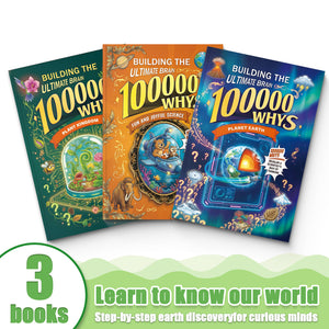 Building the Ultimate Brain 100000 Whys Sc + 100000 Whys Plant Kingdom Science Book for + 100000 Whys Planet Earth Science Book For: 3-Book bundle detail image, image 2, bundle ISBN 9798900668512