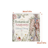 Floral Human Anatomy Coloring Book, Volume 20 physical printed book product image 6, ISBN 9798904669928
