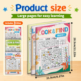 Look and Find: Colors and Shapes + Look and Find: Objects and Everyday Themes + Look and Find: Alphabet Letter Search: 3-Book Set bundle detail image, image 2, bundle ISBN 9798904660246