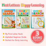 Word Search Find the Hidden Phrases Puzzle + Word Search Fill the Word Puzzle Game Book + Word Search Guess the Word Educational Puz: 3-Book bundle detail image, image 1, bundle ISBN 9798900667706