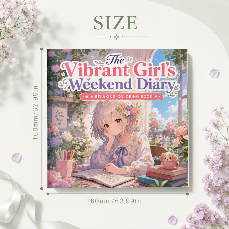 Manga Girl Coloring Book, Volume 18 physical printed book product image 1, ISBN 9798904668648