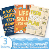 Kids Guide to Manners Etiquette Book + Teen Reset Plan 30 Days to Better Habits + Life Skills for Kids Practical Learning Bo: 3-Book Set bundle detail image, image 2, bundle ISBN 9798900667010