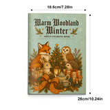 Warm Winter Forest Christmas Adult Coloring Book, Volume 12 physical printed book product image 2, ISBN 9798904667511