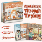 The Girl Who Never Makes Mistakes Growth M + the Boy Who Made a Million Mistakes Growth + Everyone Makes Mistakes Confidence Picture: 3-Book bundle detail image, image 2, bundle ISBN 9798900665900