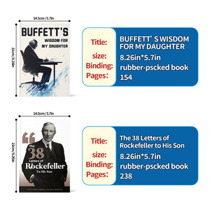 Buffett's Wisdom for My Daughter Wise Livi + Rockefeller's 38 Letters to His Son Succes: 2-Book Set bundle detail image, image 2, bundle ISBN 9798900665566