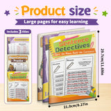 Elegant Lettering Practice: Uppercase Alph + Elegant Lettering Practice: Fruit Names an + Sentence Detectives Nouns Workbook: 3-Book Set bundle detail image, image 2, bundle ISBN 9798904660260