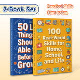 50 Little Things Kids Should Do Before the + 100 Real-world Skills for Home School And: 2-Book Set bundle detail image, image 3, bundle ISBN 9798900668161