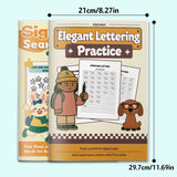 Sight Word Search and Color Workbook + Elegant Lettering Practice: Uppercase Alph: 2-Book Set bundle detail image, image 3, bundle ISBN 9798900669779