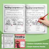 Sight Word Poetry Pages Workbook for Kids + Four Seasons Reading Comprehension Workboo: 2-Book Set bundle detail image, image 1, bundle ISBN 9798900669649