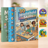 30 Learning Secrets Every Kid Should Know + 30 Household Skills Every Kid Should Know + Money-smart Teen Financial Lessons Book: 3-Book Set bundle detail image, image 3, bundle ISBN 9798900666570
