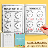 Clocks and Watches Recognition Workbook Fo + Telling Time Practice Book for Kids: 2-Book Set bundle detail image, image 3, bundle ISBN 9798900668475
