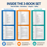 Teen Social Safety and Boundaries 3-Book Set printed book set detail image, image 3, bundle ISBN 9798904662783