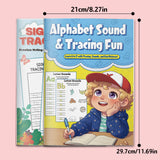 Sight Word Tracing Book: High-frequency Wo + Alphabet Sound and Tracing Fun Workbook: 2-Book Set bundle detail image, image 3, bundle ISBN 9798900669786