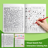 Find and Color: Picture Search and Number + Find and Color: Shape Search: 2-Book Set bundle detail image, image 1, bundle ISBN 9798900669502