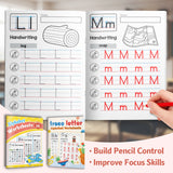 Trace Letter Alphabet Worksheets + Alphabet Worksheets: Letter Recognition An: 2-Book Set bundle detail image, image 5, bundle ISBN 9798900668970