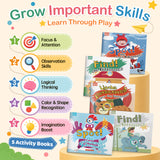 Spot the Difference Activity Books 6-10: 5-Book Set physical printed book set image 6, bundle ISBN 9798904665067