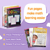 Daily Math Practice Workbook: Counting and + Hundreds Chart Hunt Activity Book for Kids + Daily Addition and Subtraction Within 100: 3-Book bundle detail image, image 6, bundle ISBN 9798900666648
