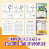 Elegant Lettering Practice: Fruit Names an + ABC Play and Learn Activity Workbook: 2-Book Set bundle detail image, image 6, bundle ISBN 9798900669748