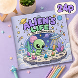 Alien Friends Coloring Book, Volume 17 physical printed book product image 4, ISBN 9798904668631