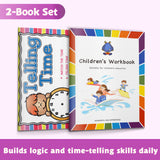 Hidden Graph Thinking Workbook for Kids + Telling Time Practice Book for Kids: 2-Book Set bundle detail image, image 5, bundle ISBN 9798900669601