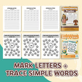 Sight Word Search and Color Workbook + Elegant Lettering Practice: Uppercase Alph: 2-Book Set bundle detail image, image 6, bundle ISBN 9798900669779