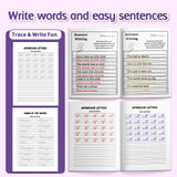 Elegant Lettering Practice: Uppercase Alph + Elegant Lettering Practice: Fruit Names an + Sentence Detectives Nouns Workbook: 3-Book Set bundle detail image, image 4, bundle ISBN 9798904660260