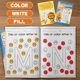 Trace and Match Early Reading Workbook + Alphabet Dab and Color Workbook: 2-Book Set bundle detail image, image 4, bundle ISBN 9798900669830