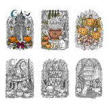 Halloween Wonderland Adult Coloring Book, Volume 10 physical printed book product image 5, ISBN 9798904667481