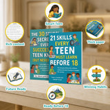 Teen Study Skills Guide 30 School Secrets + 21 Skills Every Teen Must Learn Before 18: 2-Book Set bundle detail image, image 4, bundle ISBN 9798904661434