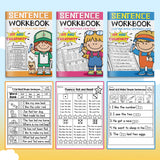 Roll and Read Sentence Fluency Workbook + CVC Sentence Reading and Writing Workbook + Sight Word Phonics Sound It Out Workbook: 3-Book Set bundle detail image, image 2, bundle ISBN 9798900668765