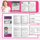 Consonant Blend Reading Workbook for Kids + Letter Recognition and Phonics Practice Bo + Days of the Week Handwriting Workbook For: 3-Book S bundle detail image, image 4, bundle ISBN 9798900666655