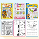 CVC Reading Sentences Workbook + Alphabet Early Learning Workbook + Alphabet and Vocabulary Early Learning Wor: 3-Book Set bundle detail image, image 2, bundle ISBN 9798900668826