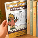 Sight Word Search and Color Workbook + Elegant Lettering Practice: Uppercase Alph: 2-Book Set bundle detail image, image 5, bundle ISBN 9798900669779