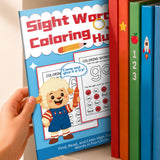 Sight Word Coloring Hunt Workbook + Alphabet Worksheets: Uppercase and Lowerca: 2-Book Set bundle detail image, image 5, bundle ISBN 9798900669762
