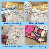 Shapes Learning and Tracing Practice Book + Daily Math Practice Workbook: Counting And: 2-Book Set bundle detail image, image 3, bundle ISBN 9798900669519