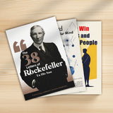 How to Win Friends and Influence People 3- + the Crowd Social Psychology 3-Book Set + Rockefeller's 38 Letters to His Son Succes: 3-Book Set bundle detail image, image 6, bundle ISBN 9798900663890