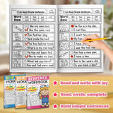 Roll and Read Sentence Fluency Workbook + CVC Sentence Reading and Writing Workbook + Sight Word Phonics Sound It Out Workbook: 3-Book Set bundle detail image, image 6, bundle ISBN 9798900668765