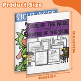 Sight Word Poetry Pages Workbook for Kids + Days of the Week Handwriting Workbook For: 2-Book Set bundle detail image, image 7, bundle ISBN 9798900669557