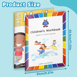 Fractions Practice Workbook for Kids + Daily Math Practice Workbook: Number Words: 2-Book Set bundle detail image, image 7, bundle ISBN 9798900669816