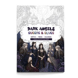 Dark Angel, Queen and Elf Line Art Coloring Book physical printed book product image 4, ISBN 9798904669263