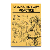 Manga Line Art Practice Workbook physical printed book product image 2, ISBN 9798904668082