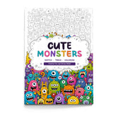 Cute Little Monsters Line Art Coloring Book physical printed book product image 4, ISBN 9798904669317