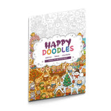 Happy Animals Line Art Coloring Book physical printed book product image 5, ISBN 9798904669409
