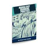 Handsome Boy Character Features and Figure Drawing Practice Workbook physical printed book product image 3, ISBN 9798904668112