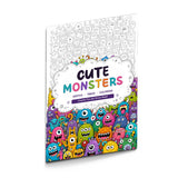 Cute Little Monsters Line Art Coloring Book physical printed book product image 5, ISBN 9798904669317