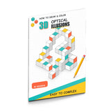 Optical Illusions and 3D Shapes Coloring Book physical printed book product image 5, ISBN 9798904669270