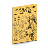 Manga Line Art Practice Workbook physical printed book product image 3, ISBN 9798904668082