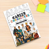 Career Characters Line Art Coloring Book physical printed book product image 6, ISBN 9798904669287