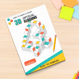 Optical Illusions and 3D Shapes Coloring Book physical printed book product image 6, ISBN 9798904669270